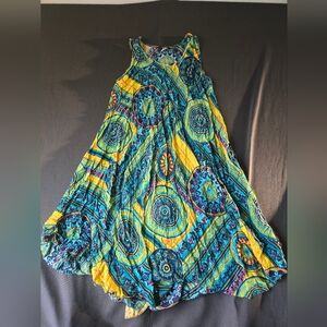 Vibrant Multicolor Sleeveless Dress